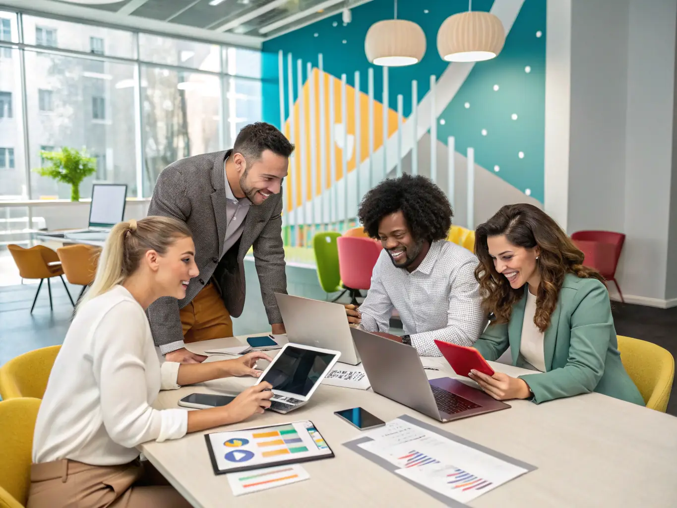 An image showcasing a digital publishing conference in Bangalore, India, with attendees participating in an interactive workshop session.